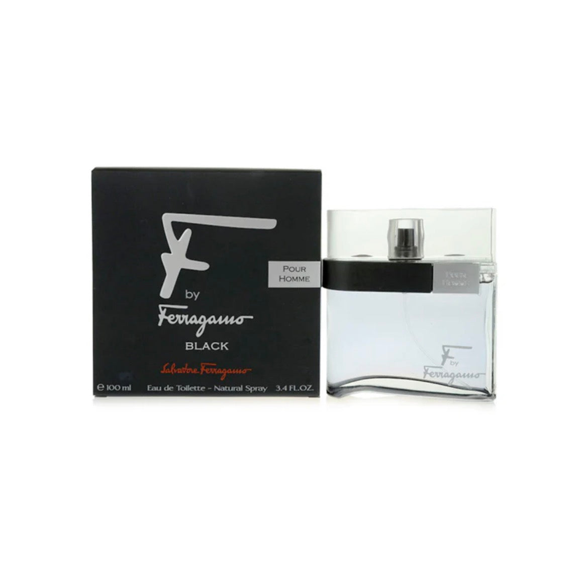 SALVATORE FERRAGAMO F BY FERRAGAMO BLACK POUR HOMME