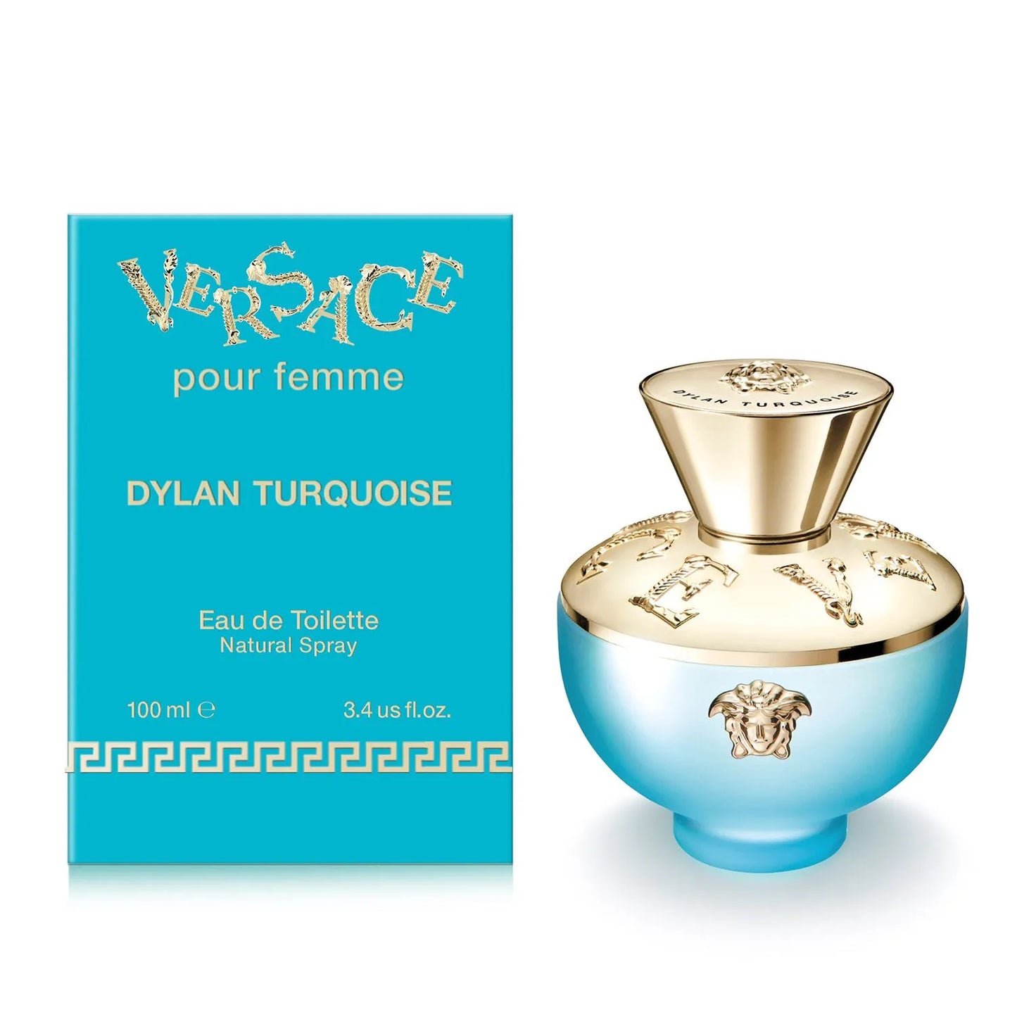 VERSACE DYLAN TURQUOISE POUR FEMME